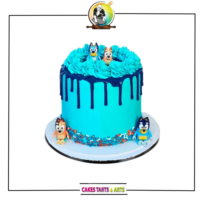 Bluey Themed Boys Cake
