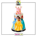 2 Tier Disney Princess Cake For Girls