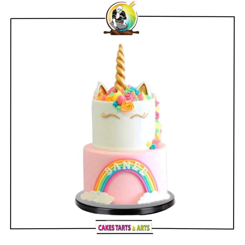 2 Tier Unicorn Cake For Girls