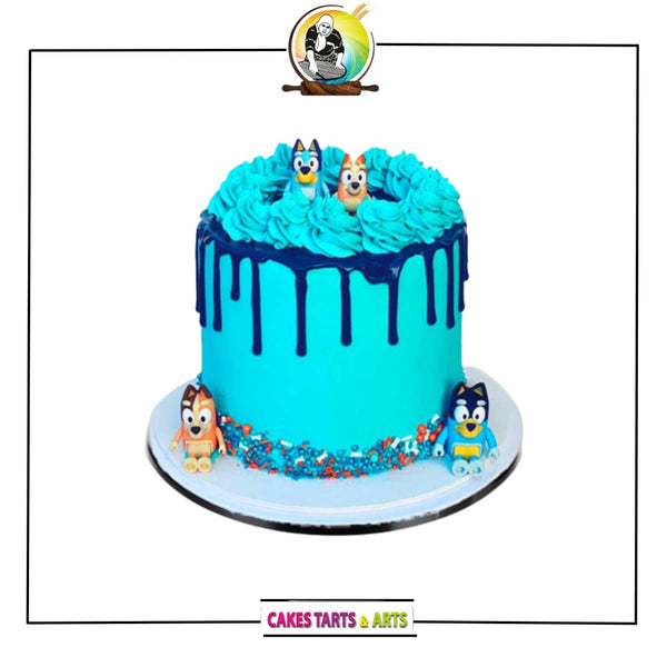 Bluey Themed Boys Cake