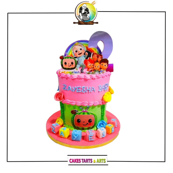 Cocomelon Girls Cake