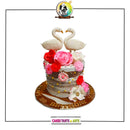 Beautiful Swan Cake For Her