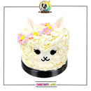 Cute Bunny Creamy Cake For Girls