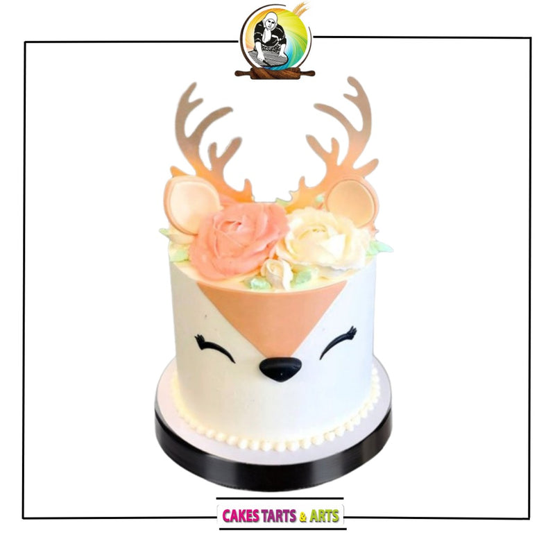 Cute Deer Cake For Girls