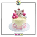 Cute Little Kitty Girls Cake