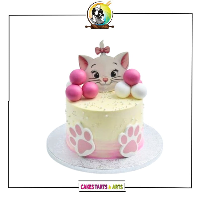 Cute Little Kitty Girls Cake