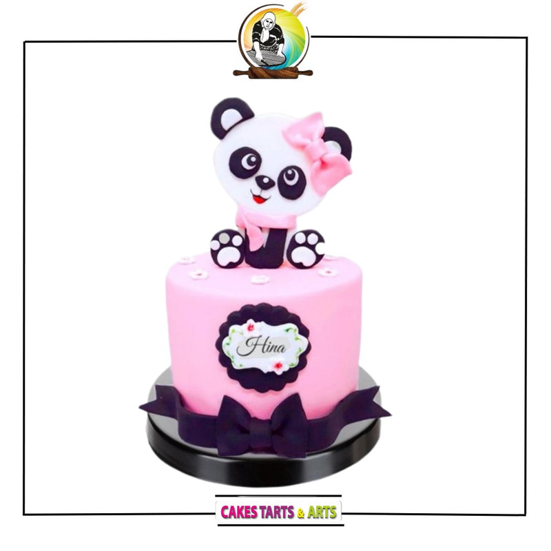 Cute Little Panda Cake For Girls