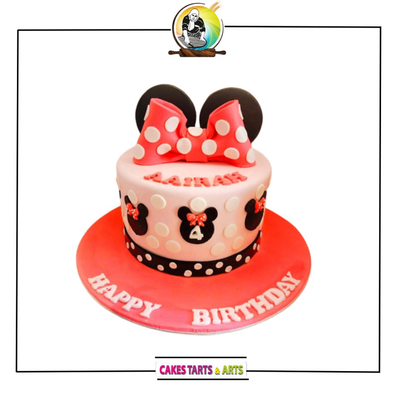 Minnie Mouse Cake For Little Girls