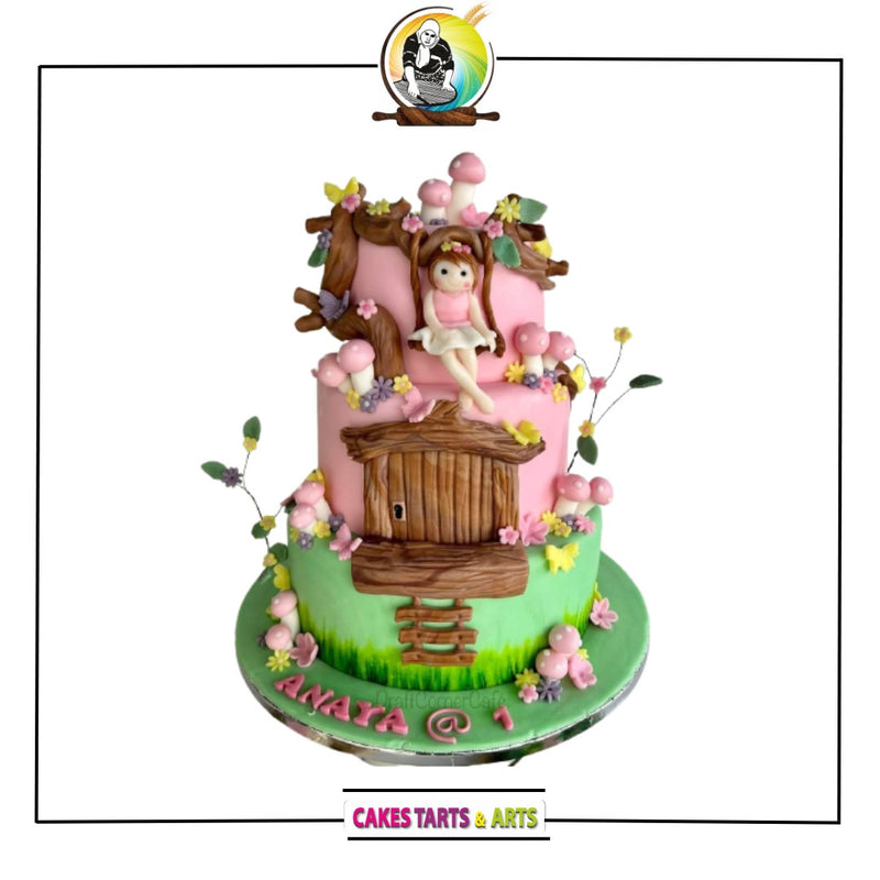 Jungle Princess Cake For Girls