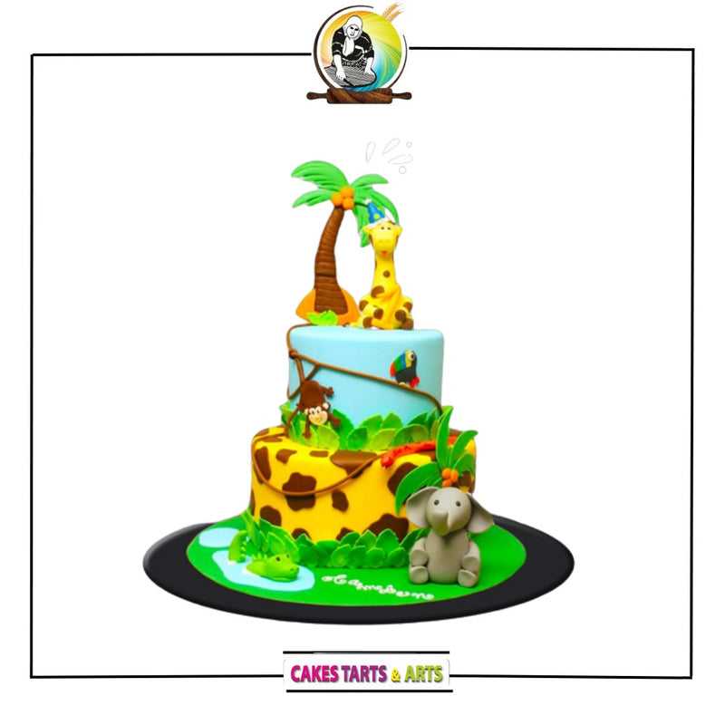 Jungle Safari Cake For Boys