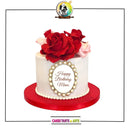 Red Rose Cake For Her