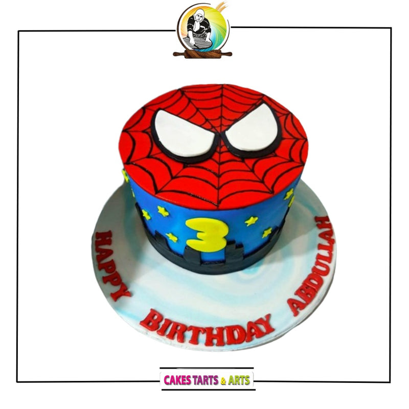 Spider Man Boys Cake