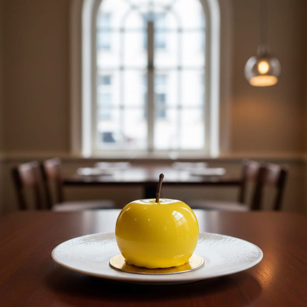 Yellow Apple Trompe l'œil Cake