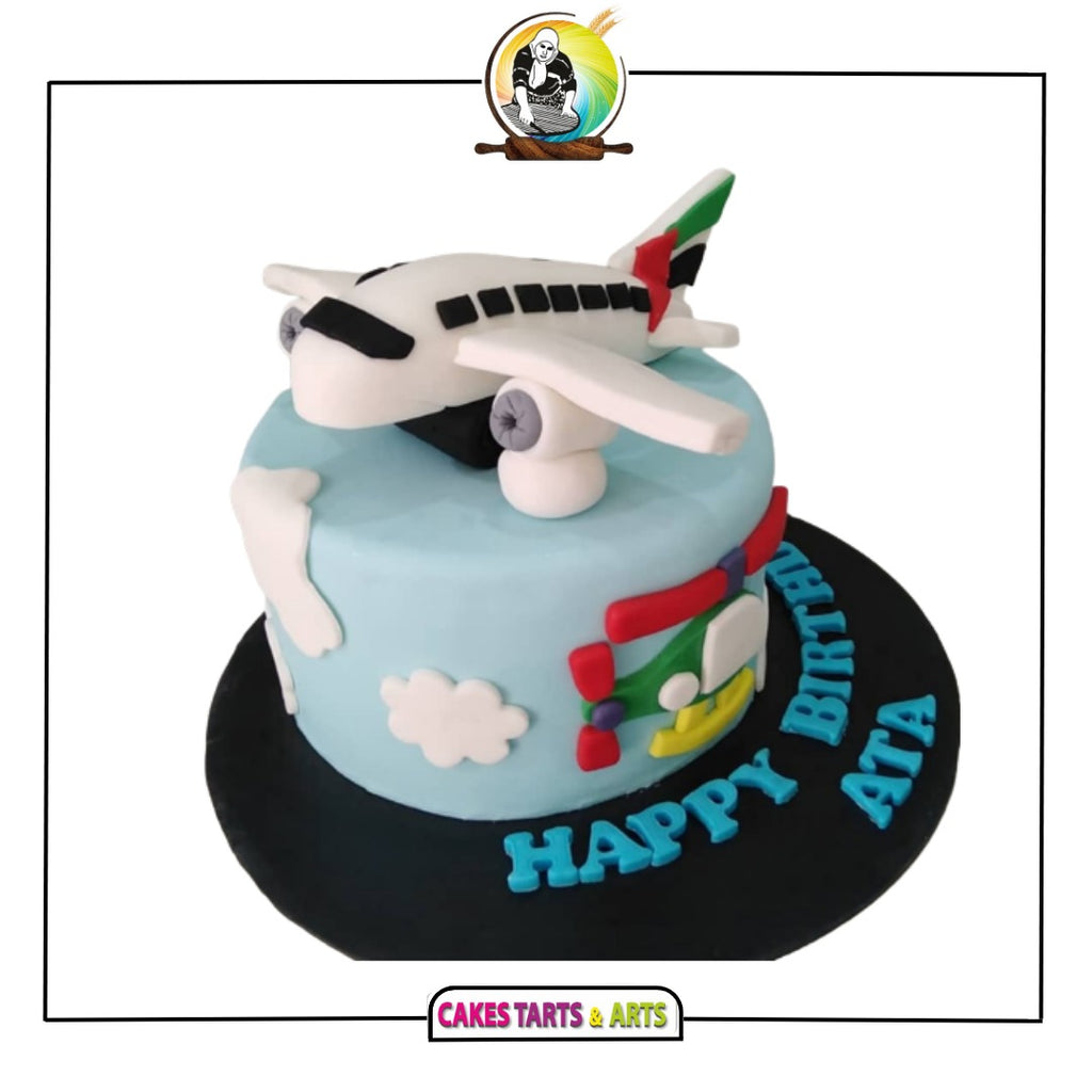 Fondant Airplane Topper- Cake Tutorial- MMC BAKES - YouTube