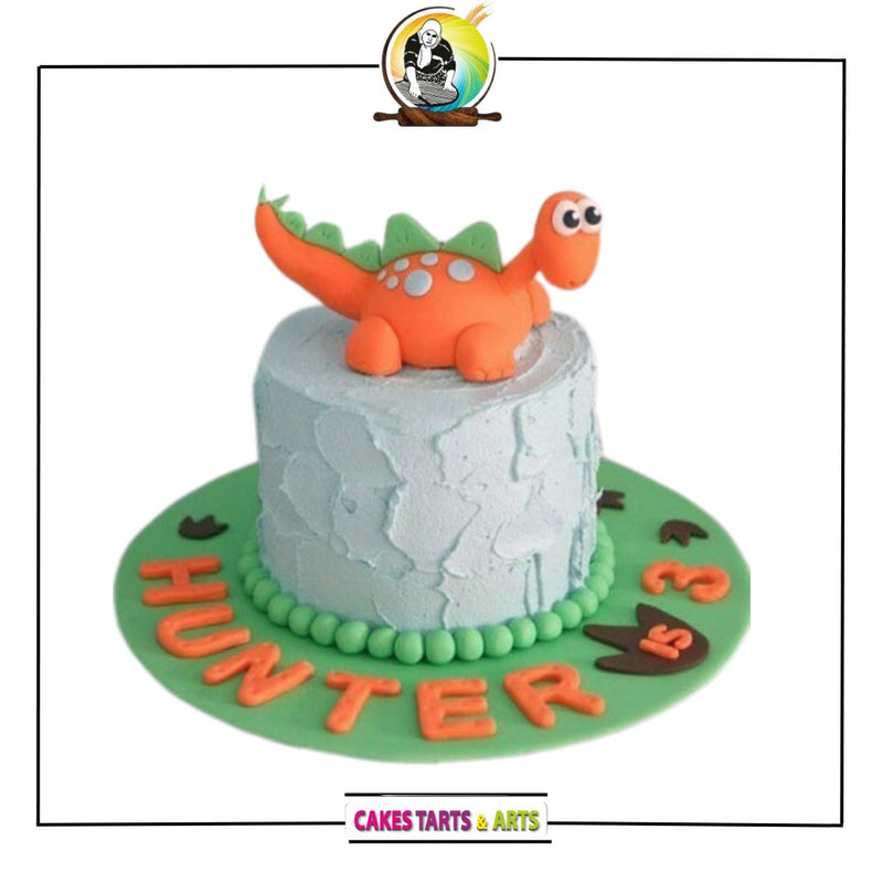 Baby Stegosaurus Cake