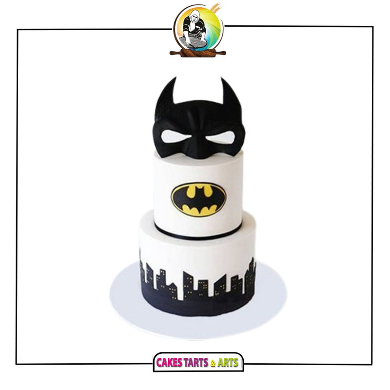 Batman Cowl Birthday Cake
