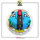 Cars Cartoon Cake