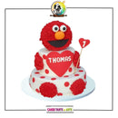 Cartoon Heart Step Cake