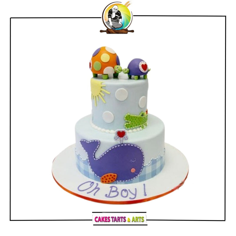 Cartoon Step Cake