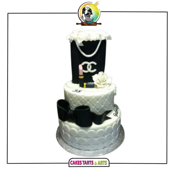 Chanel Shopping Bag Cake