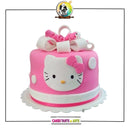 Clean and Simple Hello Kitty Cake