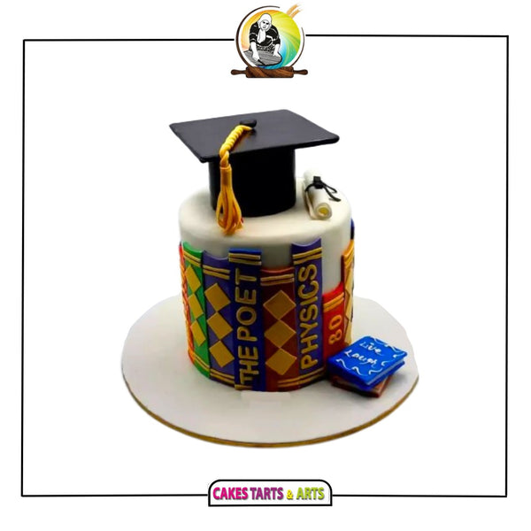 Colourful Graduation Cake