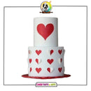 Cut Out Hearts Cake