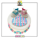 Gender Reveal Cake 16