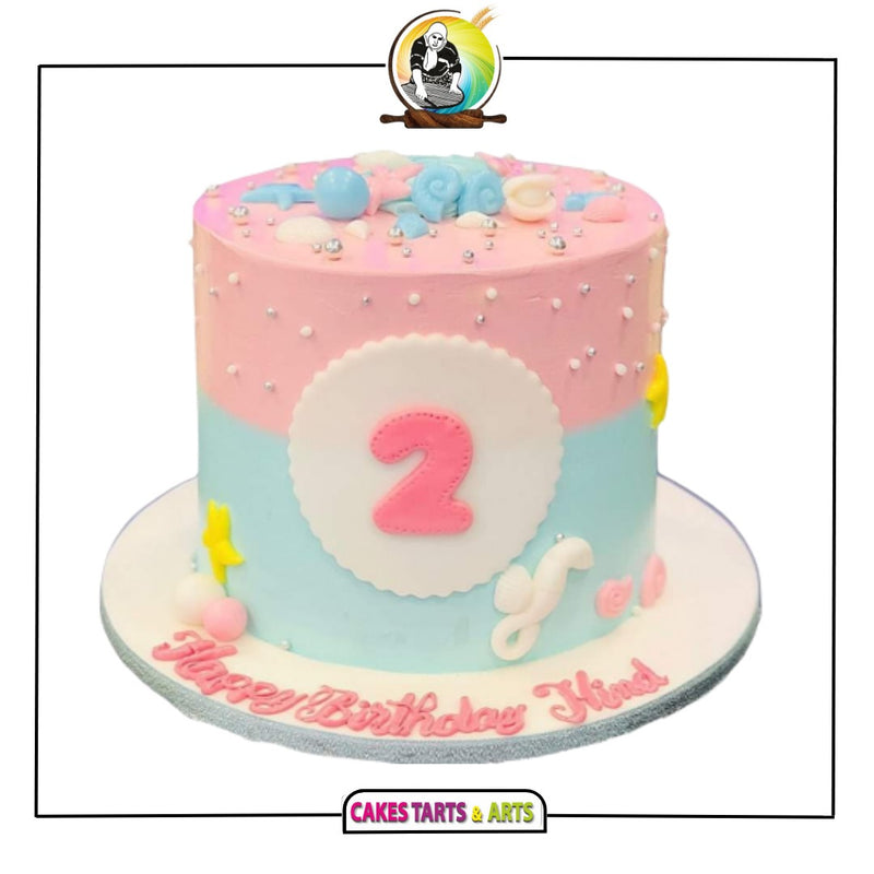 Gender Reveal Cake