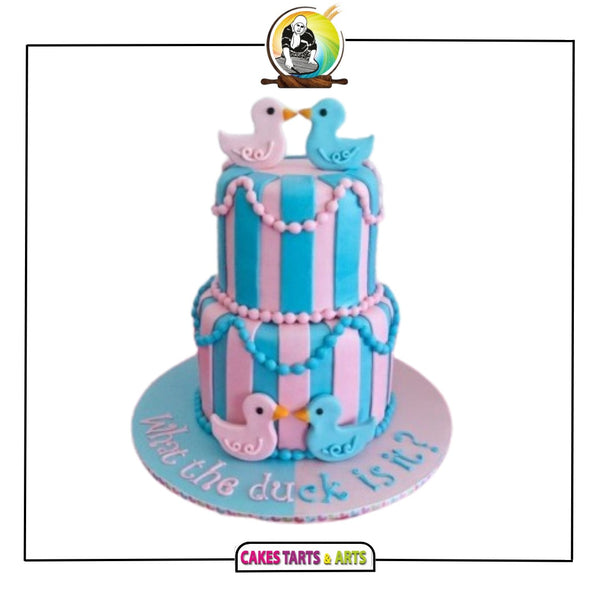 Gender Reveal Cake 22