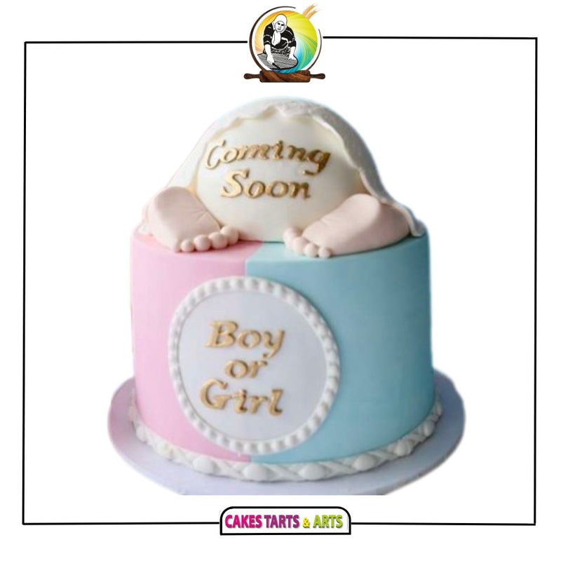 Gender Reveal Cake 10