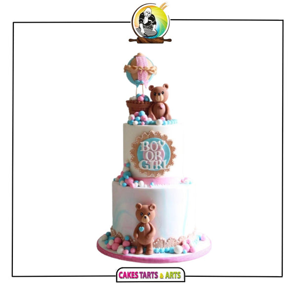 Gender Reveal Cake 11