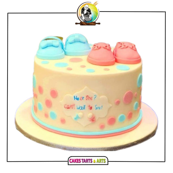 Gender Reveal Cake