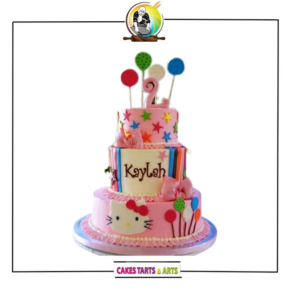 Hello Kitty Balloon Party Cake