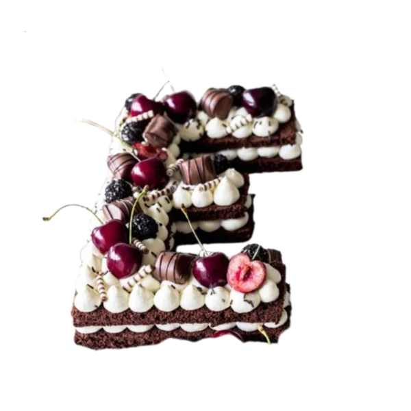 Letter E Cake