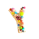Letter Y cake