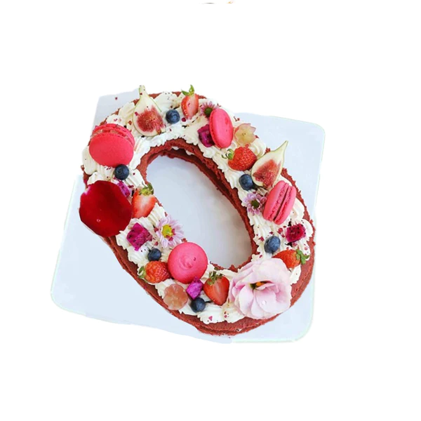 Delicious Zero Number Number 0 Cake