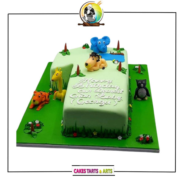 Number 1 Jungle Cake