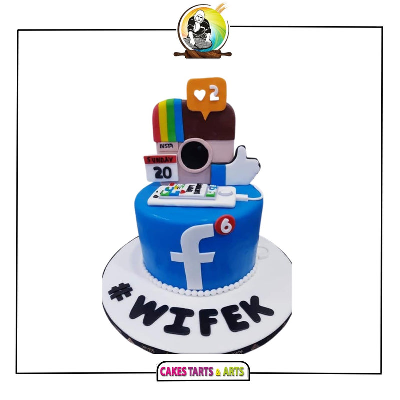 Social Media Cake
