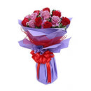 12 Lovely Kisses - Red and Lavender