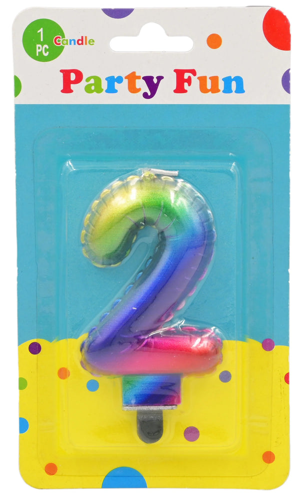 Birthday Age 2 Candle