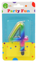 Birthday Age 4 Candle