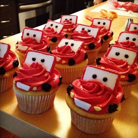 Cars Cup Cakes