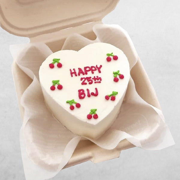 Heart Shape 3 Bento Cake