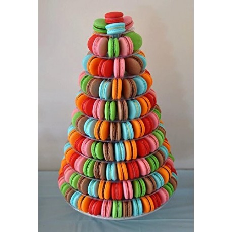 Mixed Colors Macaron Tower
