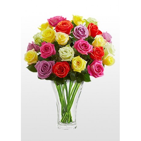 Multicolor Roses Bouquet