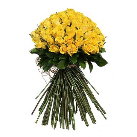 Sunny Yellow Hand Tied