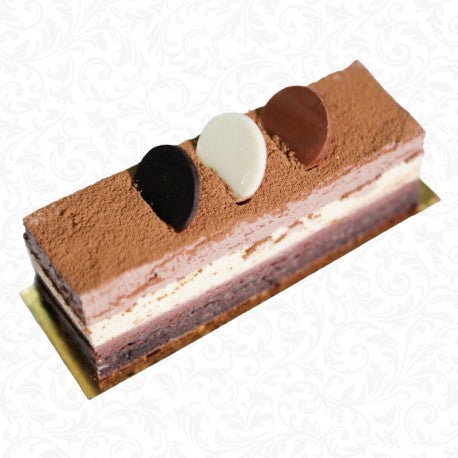 Triple Chocolate Cake Portion